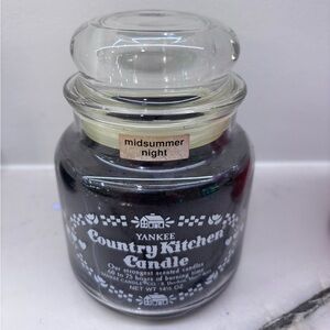 RARE Yankee Candle Country Kitchen Midnight Summer Vintage 14.5 oz